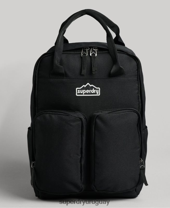 uy Superdry hombres mochila con asa superior gris oscuro DT2N8Z1654 accesorios