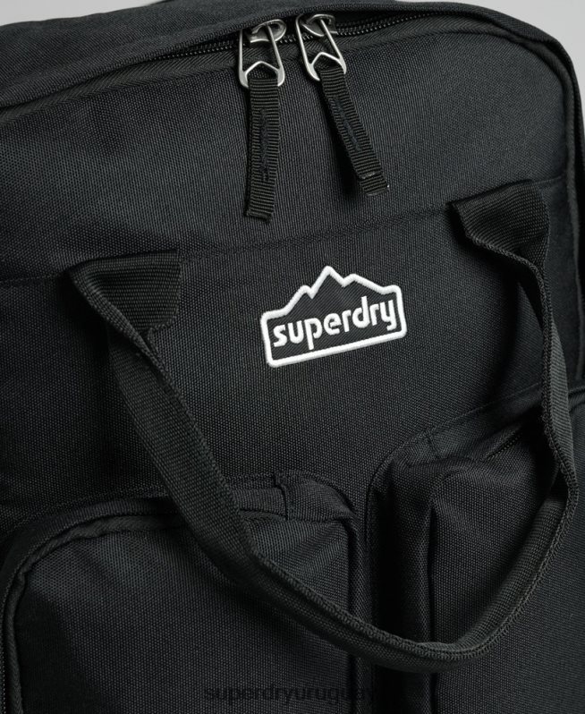 uy Superdry hombres mochila con asa superior gris oscuro DT2N8Z1654 accesorios