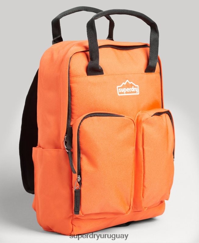 uy Superdry hombres mochila con asa superior naranja DT2N8Z1662 accesorios
