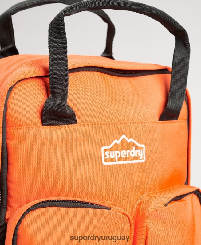 uy Superdry hombres mochila con asa superior naranja DT2N8Z1662 accesorios
