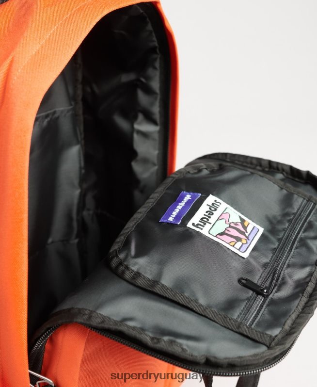 uy Superdry hombres mochila con asa superior naranja DT2N8Z1662 accesorios