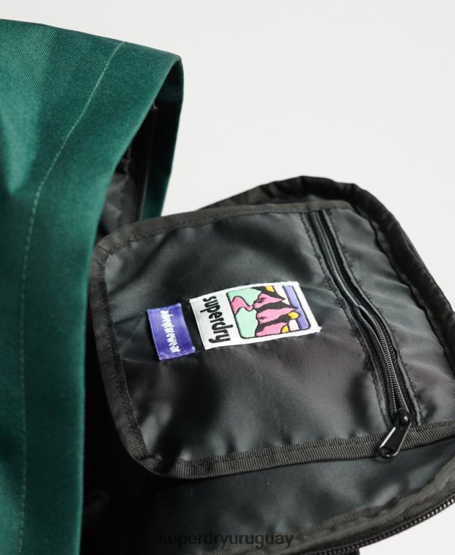 uy Superdry hombres mochila con asa superior verde DT2N8Z1822 accesorios