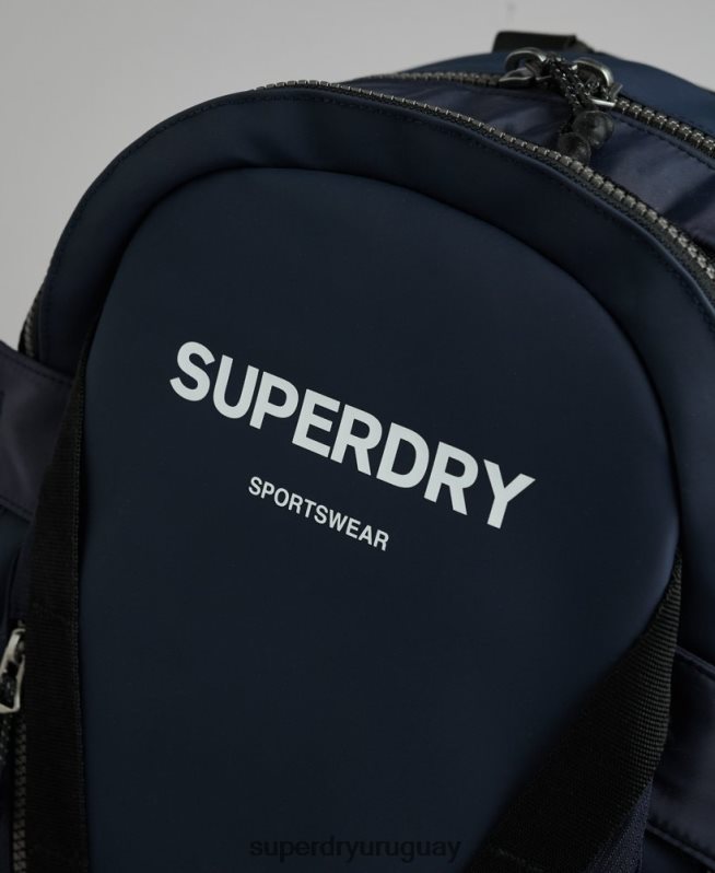 uy Superdry hombres mochila con gráfico de lona de montaña Armada DT2N8Z113 accesorios
