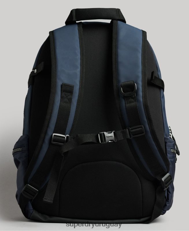 uy Superdry hombres mochila con gráfico de lona de montaña Armada DT2N8Z1728 accesorios