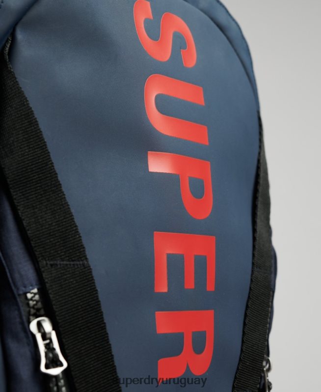 uy Superdry hombres mochila con gráfico de lona de montaña Armada DT2N8Z1728 accesorios