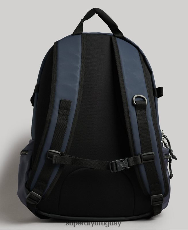 uy Superdry hombres mochila con gráfico de lona de montaña Armada DT2N8Z1832 accesorios