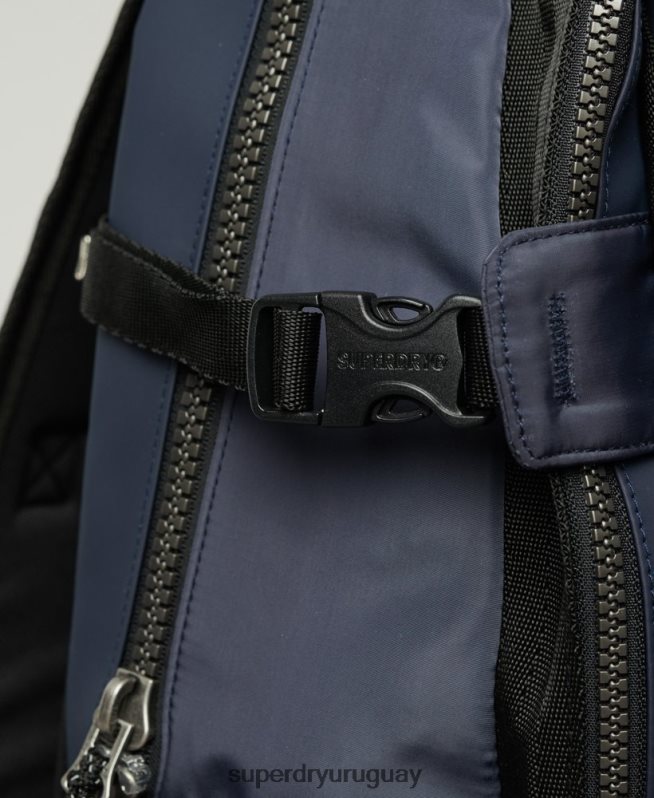 uy Superdry hombres mochila con gráfico de lona de montaña Armada DT2N8Z1832 accesorios