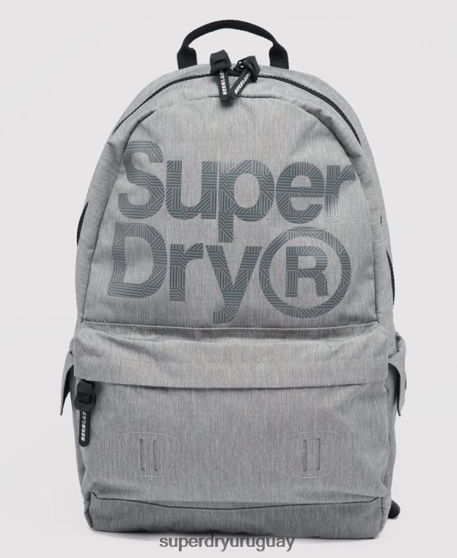 uy Superdry hombres mochila con logo gris DT2N8Z1852 accesorios