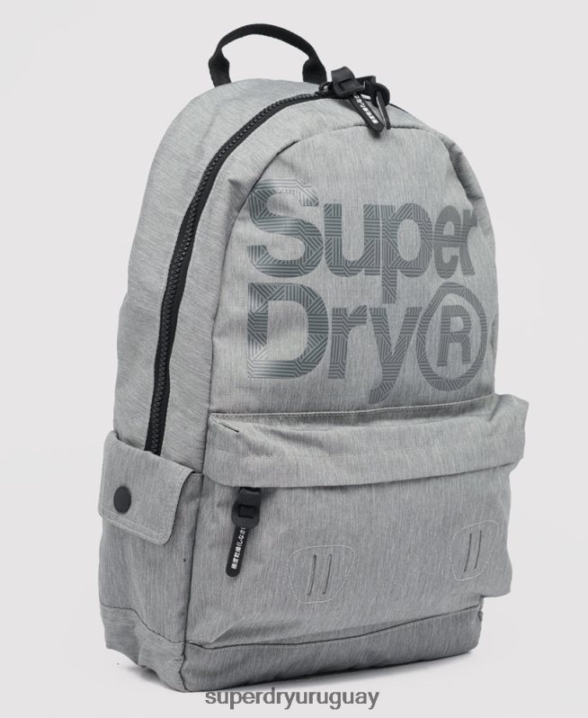 uy Superdry hombres mochila con logo gris DT2N8Z1852 accesorios