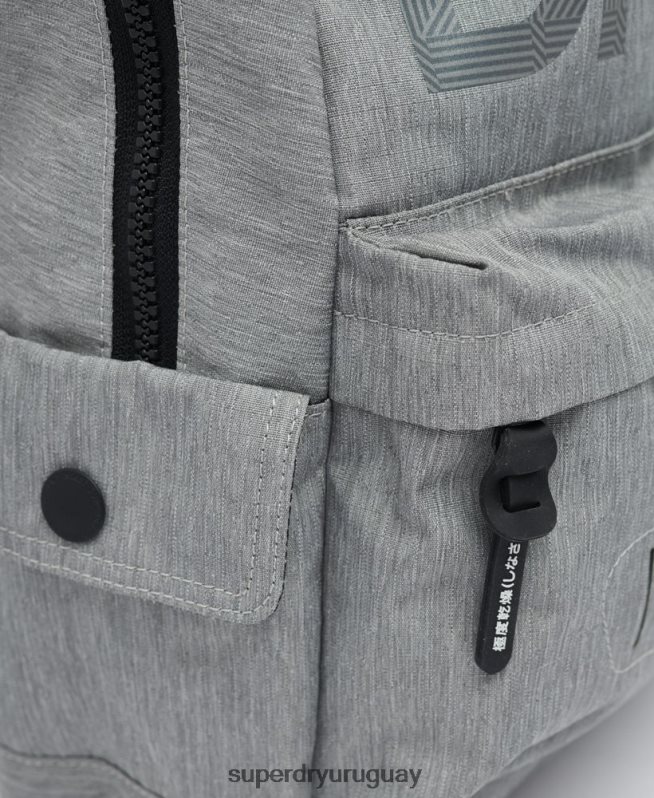 uy Superdry hombres mochila con logo gris DT2N8Z1852 accesorios