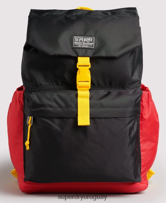 uy Superdry hombres mochila de carga superior rojo DT2N8Z1743 accesorios