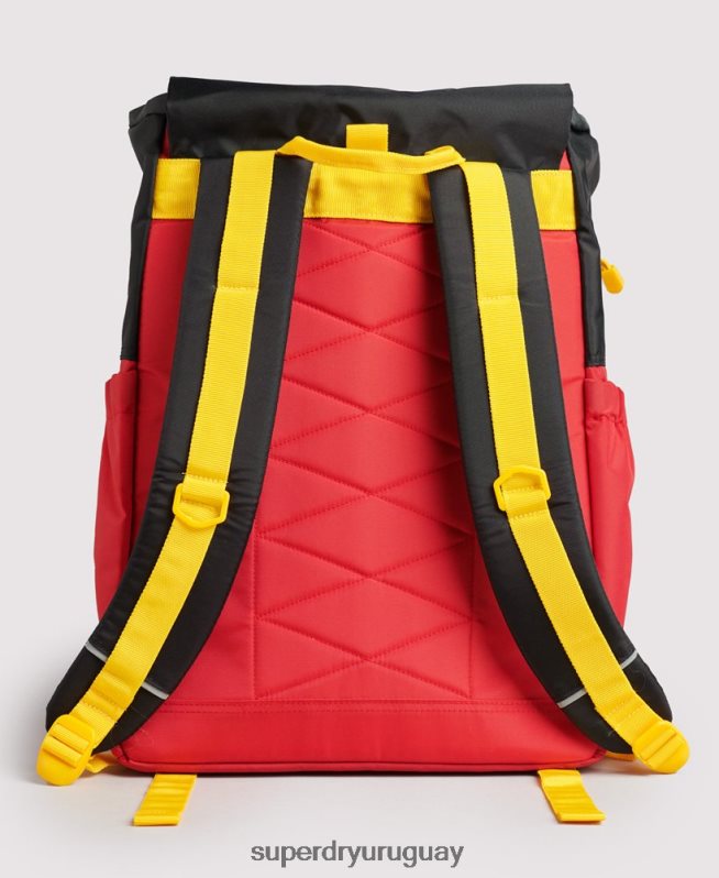 uy Superdry hombres mochila de carga superior rojo DT2N8Z1743 accesorios