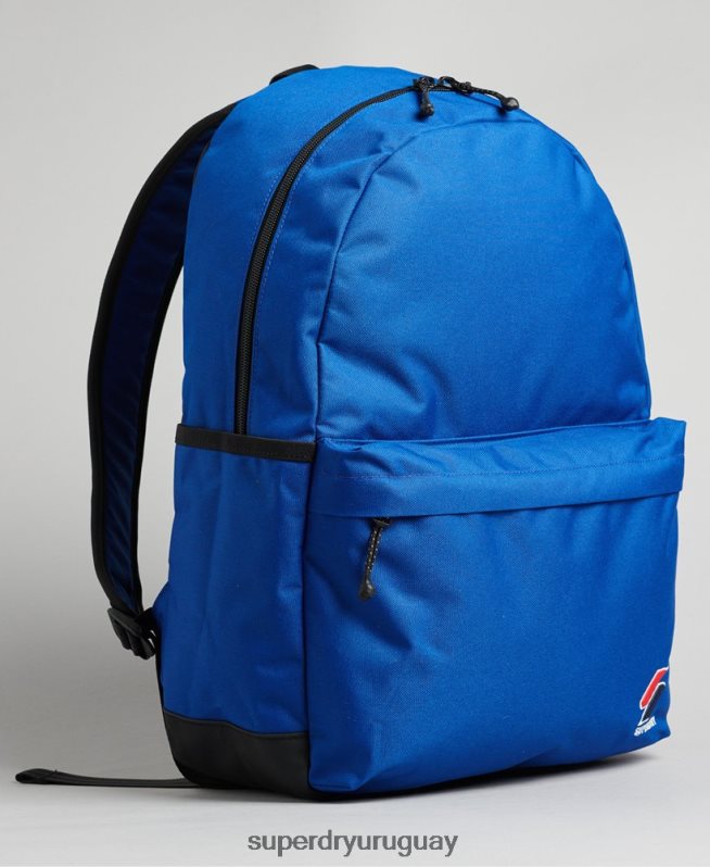 uy Superdry hombres mochila esencial montana azul DT2N8Z1652 accesorios