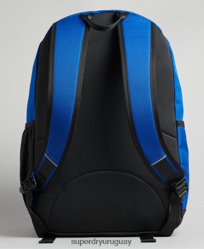 uy Superdry hombres mochila esencial montana azul DT2N8Z1652 accesorios