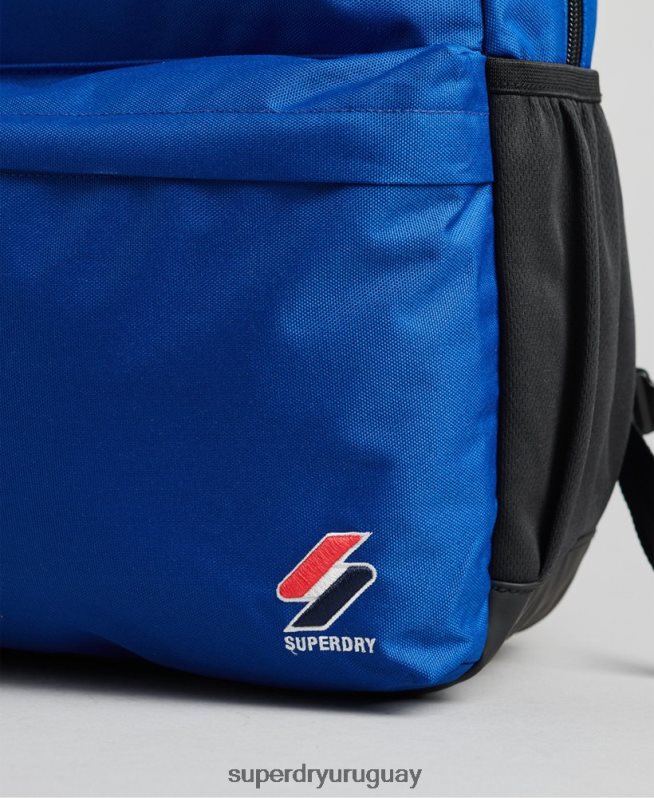 uy Superdry hombres mochila esencial montana azul DT2N8Z1652 accesorios
