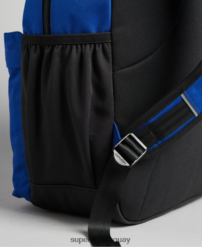 uy Superdry hombres mochila esencial montana azul DT2N8Z1652 accesorios