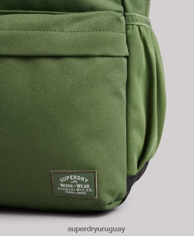 uy Superdry hombres mochila esencial montana caqui DT2N8Z1745 accesorios
