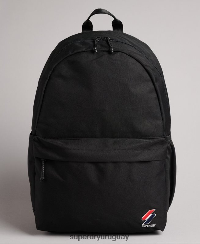 uy Superdry hombres mochila esencial montana negro DT2N8Z1632 accesorios