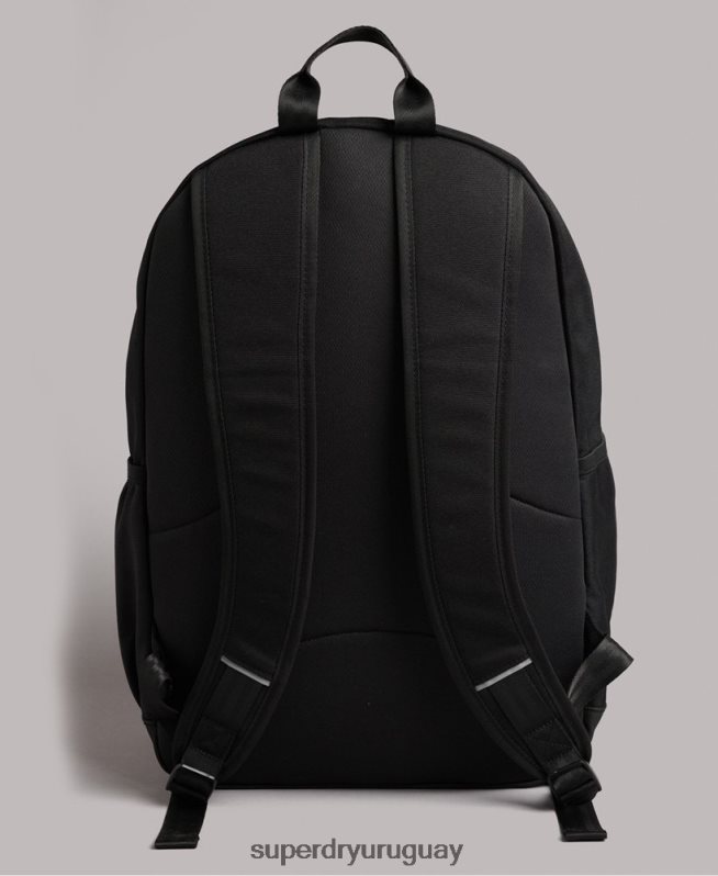 uy Superdry hombres mochila esencial montana negro DT2N8Z1632 accesorios