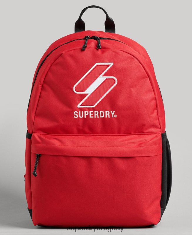 uy Superdry hombres mochila esencial montana rojo DT2N8Z1707 accesorios