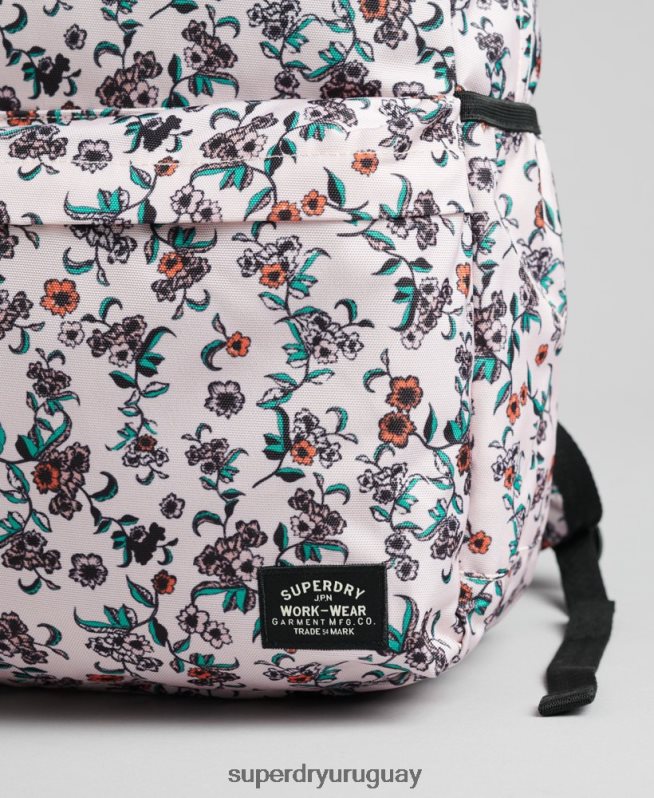 uy Superdry hombres mochila montana estampada rosa DT2N8Z1634 accesorios