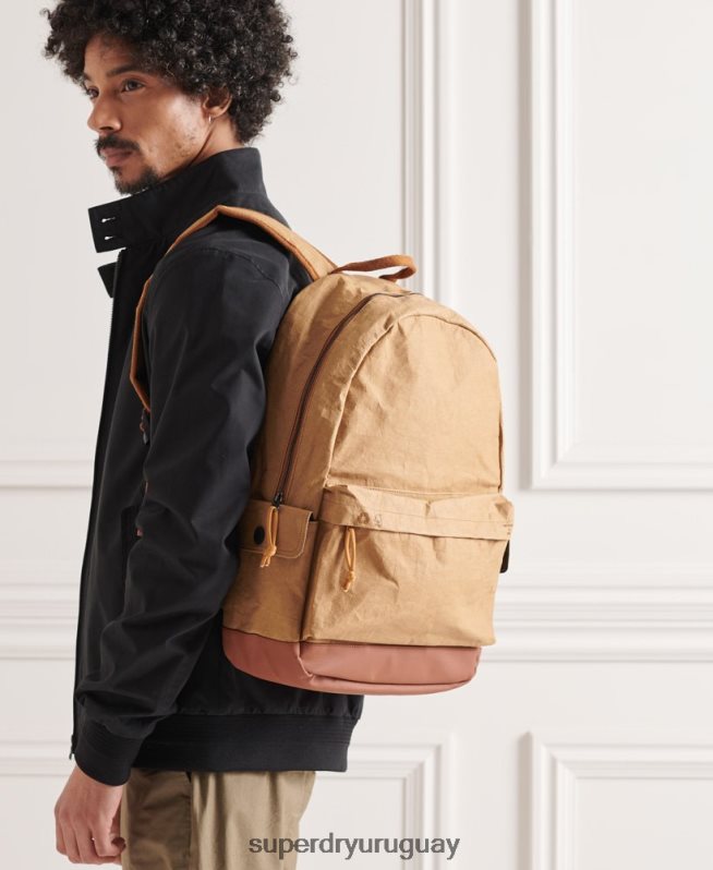 uy Superdry hombres mochila pura montana marrón DT2N8Z6432 accesorios