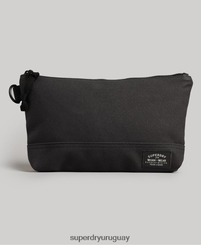 uy Superdry hombres neceser clásico gris oscuro DT2N8Z1873 accesorios