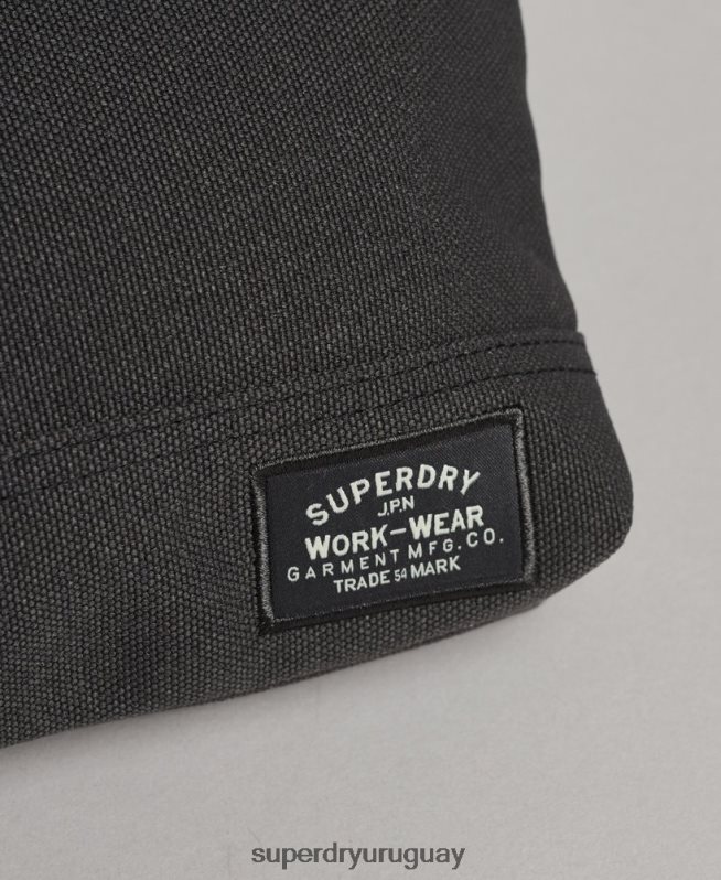 uy Superdry hombres neceser clásico gris oscuro DT2N8Z1873 accesorios