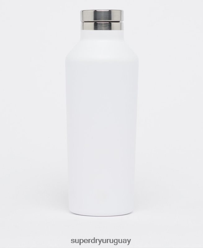 uy Superdry hombres botella de acero de entrenamiento blanco DT2N8Z5368 accesorios