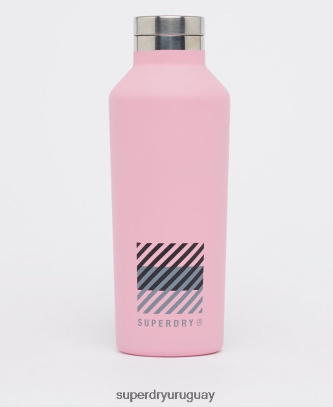 uy Superdry hombres botella de acero de entrenamiento rosa DT2N8Z5375 accesorios