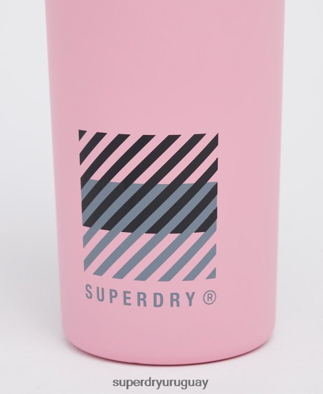 uy Superdry hombres botella de acero de entrenamiento rosa DT2N8Z5375 accesorios