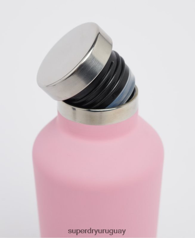 uy Superdry hombres botella de acero de entrenamiento rosa DT2N8Z5375 accesorios