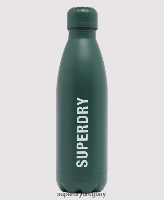 uy Superdry hombres botella de agua de estilo deportivo verde DT2N8Z1878 accesorios