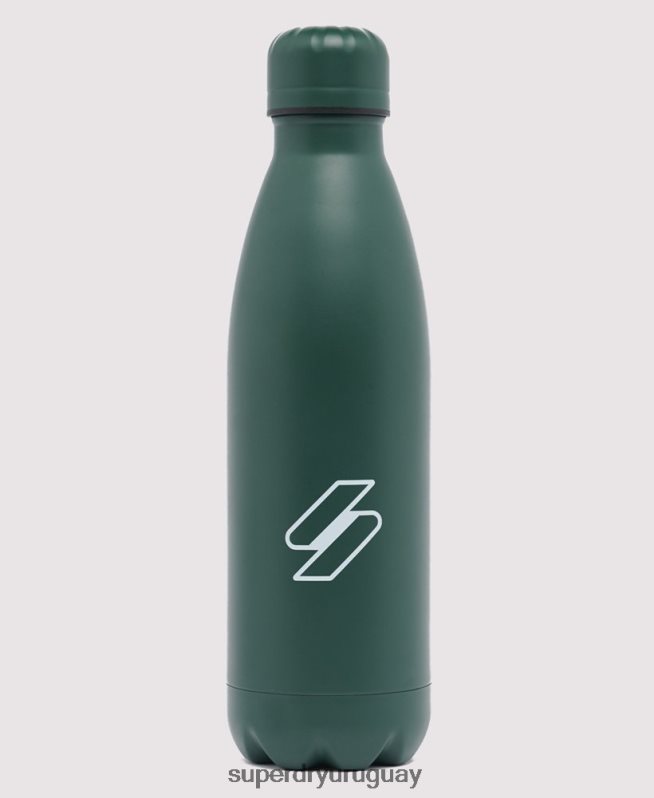uy Superdry hombres botella de agua de estilo deportivo verde DT2N8Z1878 accesorios