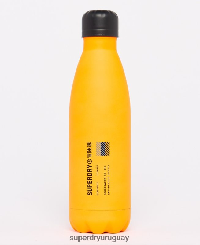 uy Superdry hombres botella deportiva de acero naranja DT2N8Z5408 accesorios