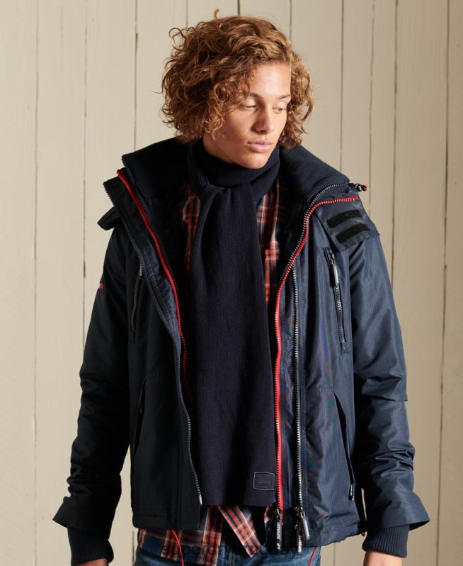 uy Superdry hombres bufanda clásica con logo vintage Armada DT2N8Z6411 accesorios