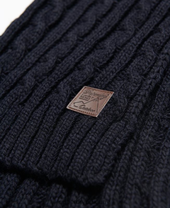 uy Superdry hombres bufanda de cabo arrastrero Armada DT2N8Z6409 accesorios
