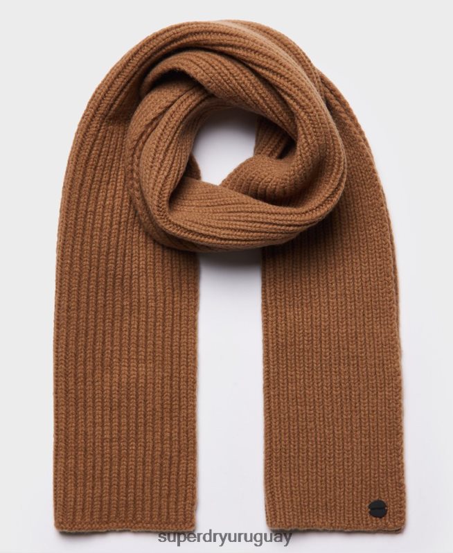 uy Superdry hombres bufanda de canalé premium studios broncearse DT2N8Z1808 accesorios
