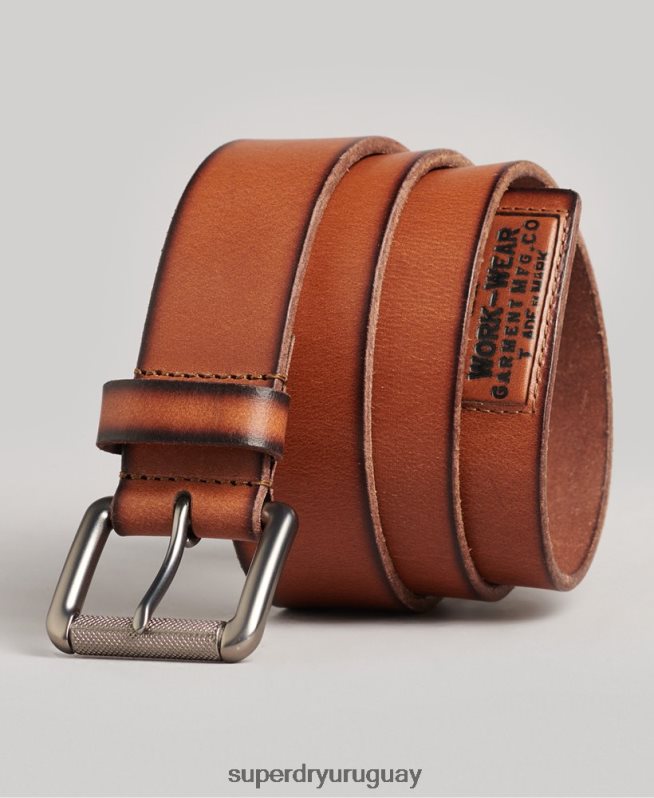 uy Superdry hombres cinturón de insignia broncearse DT2N8Z1844 accesorios