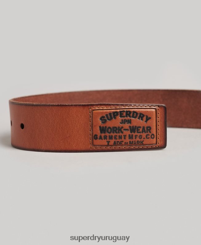 uy Superdry hombres cinturón de insignia broncearse DT2N8Z1844 accesorios