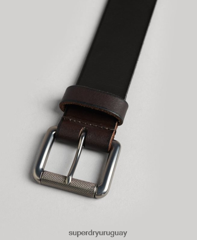 uy Superdry hombres cinturón de insignia marrón DT2N8Z1593 accesorios