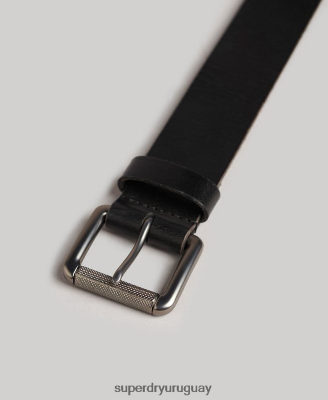 uy Superdry hombres cinturón de insignia negro DT2N8Z1870 accesorios
