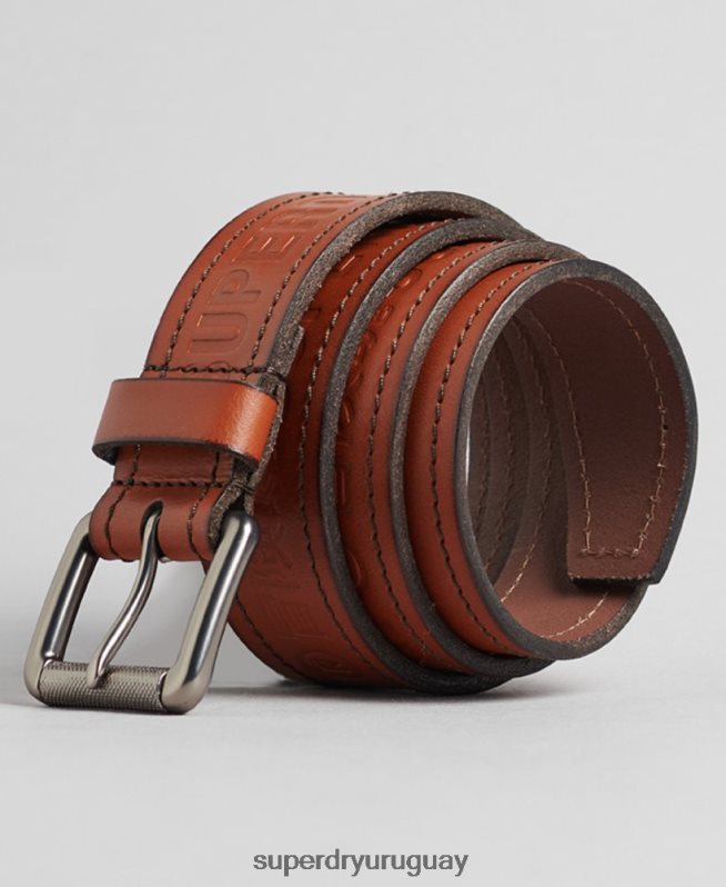 uy Superdry hombres cinturón de marca vintage broncearse DT2N8Z1592 accesorios