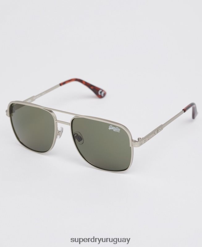 uy Superdry hombres gafas de sol harrison plata DT2N8Z1752 accesorios