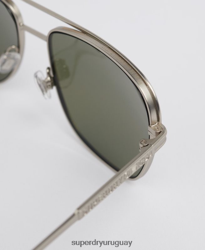 uy Superdry hombres gafas de sol harrison plata DT2N8Z1752 accesorios