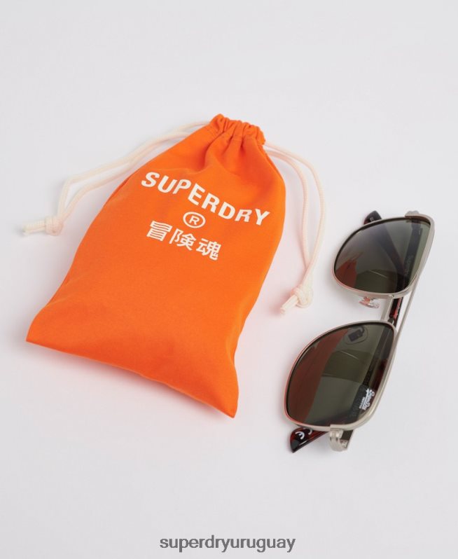 uy Superdry hombres gafas de sol harrison plata DT2N8Z1752 accesorios