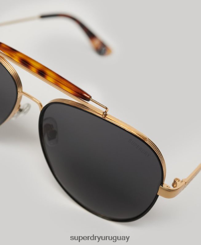 uy Superdry hombres lentes de sol sdr estrada marrón DT2N8Z14 accesorios