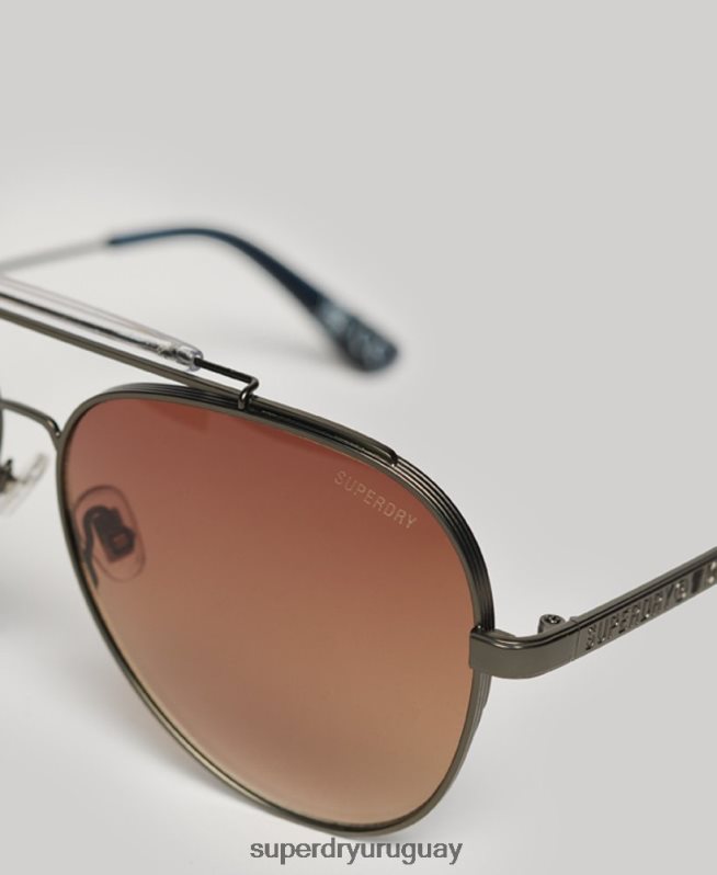 uy Superdry hombres lentes de sol sdr estrada marrón DT2N8Z58 accesorios