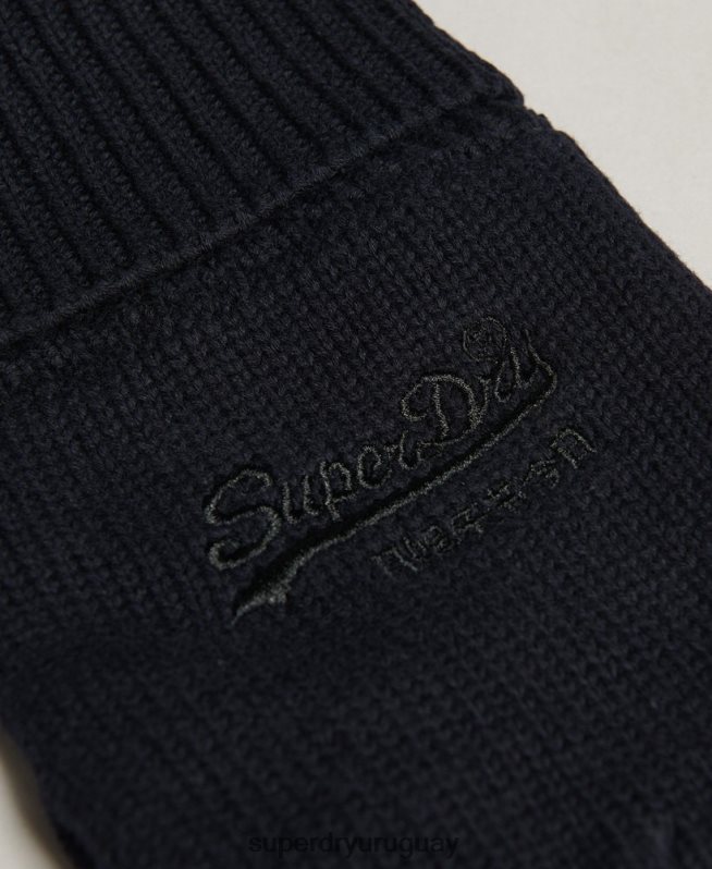 uy Superdry hombres guantes lisos esenciales Armada DT2N8Z1705 accesorios