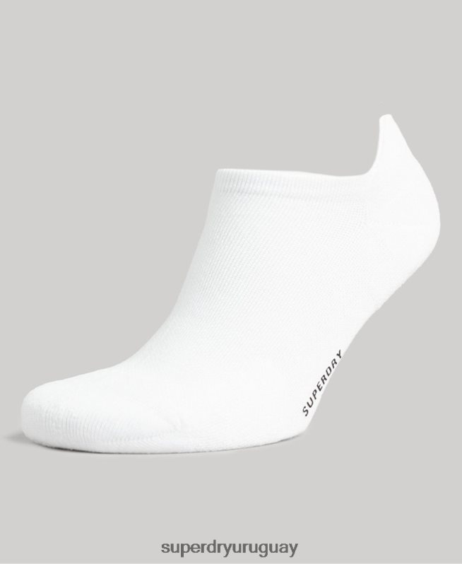 uy Superdry hombres Pack de calcetines deportivos de algodón orgánico blanco DT2N8Z1678 accesorios